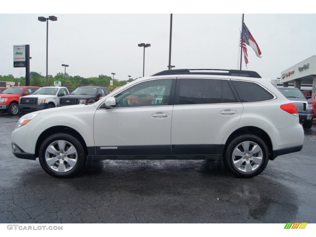 Satin White Pearl 2010 Subaru Outback 2.5i Limited Wagon Exterior Photo #64029604