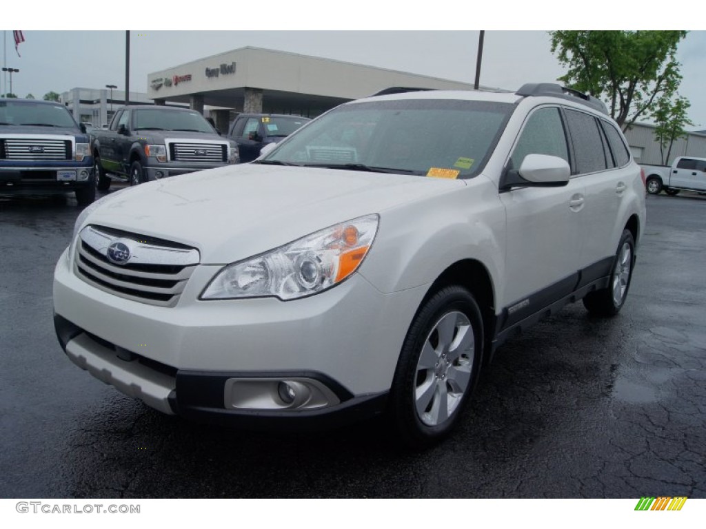Satin White Pearl 2010 Subaru Outback 2.5i Limited Wagon Exterior Photo #64029611