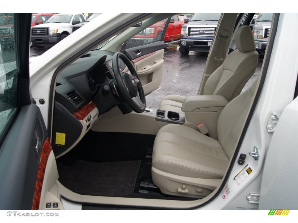 Warm Ivory Interior 2010 Subaru Outback 2.5i Limited Wagon Photo #64029625