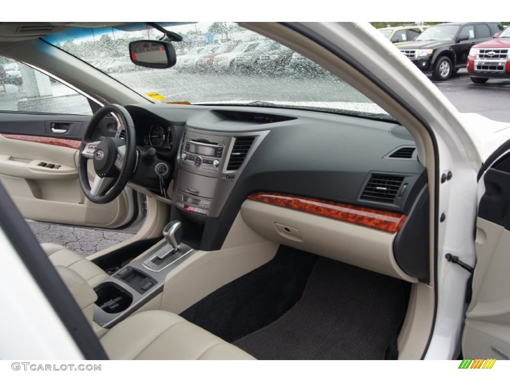 2010 Subaru Outback 2.5i Limited Wagon Warm Ivory Dashboard Photo #64029661