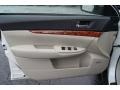 Warm Ivory 2010 Subaru Outback 2.5i Limited Wagon Door Panel