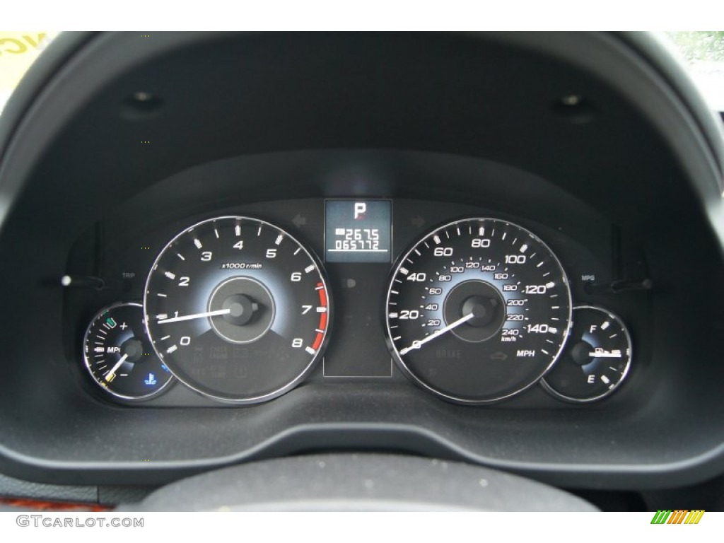 2010 Subaru Outback 2.5i Limited Wagon Gauges Photo #64029721