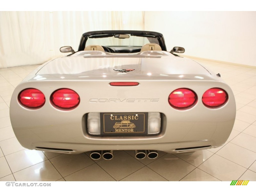 1999 Corvette Convertible - Light Pewter Metallic / Light Oak photo #28