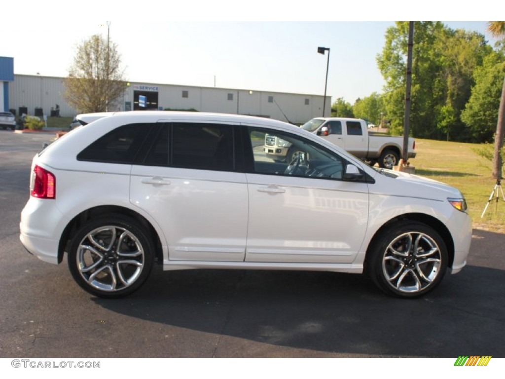 2012 Edge Sport - White Platinum Metallic Tri-Coat / Charcoal Black/Silver Smoke Metallic photo #4