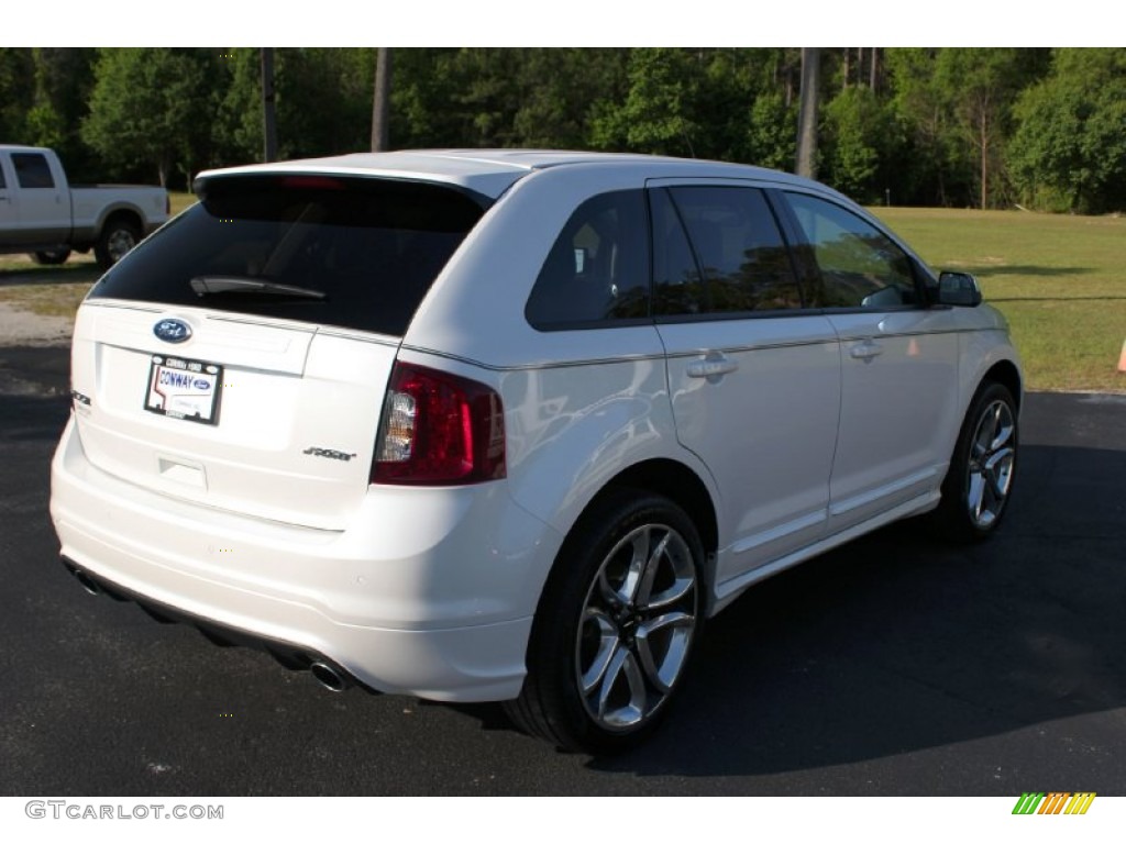 2012 Edge Sport - White Platinum Metallic Tri-Coat / Charcoal Black/Silver Smoke Metallic photo #5