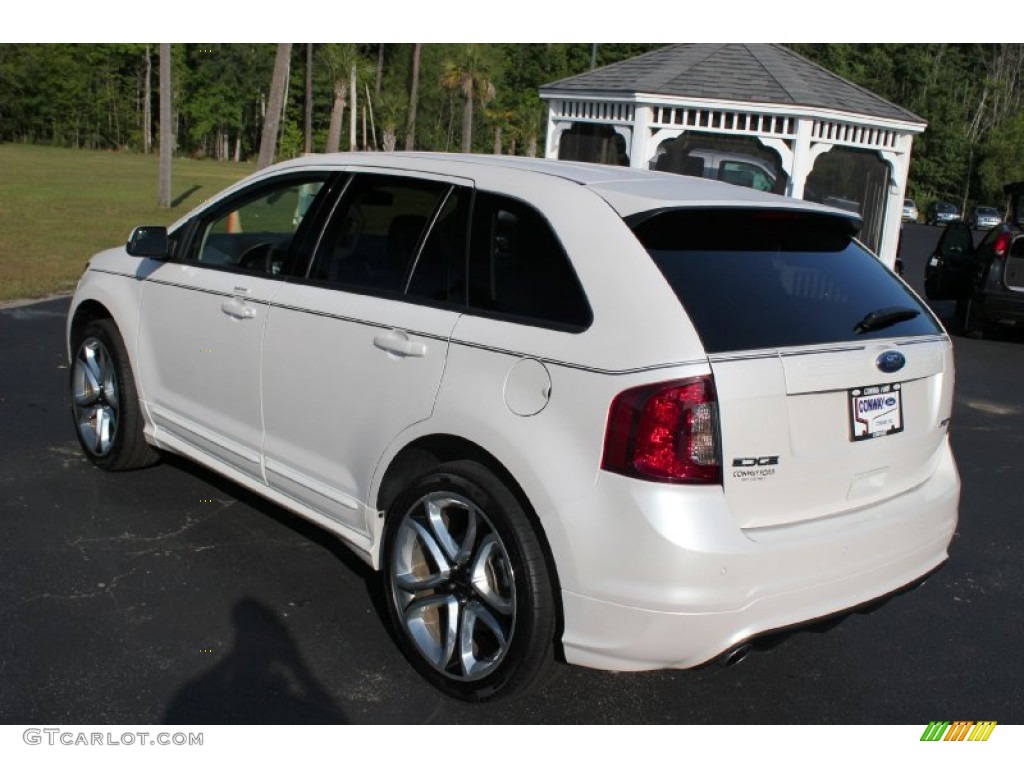 2012 Edge Sport - White Platinum Metallic Tri-Coat / Charcoal Black/Silver Smoke Metallic photo #7