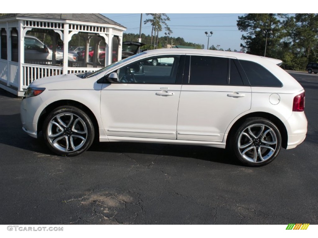 2012 Edge Sport - White Platinum Metallic Tri-Coat / Charcoal Black/Silver Smoke Metallic photo #8