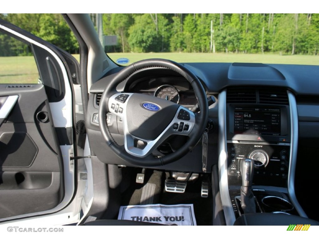 2012 Edge Sport - White Platinum Metallic Tri-Coat / Charcoal Black/Silver Smoke Metallic photo #16