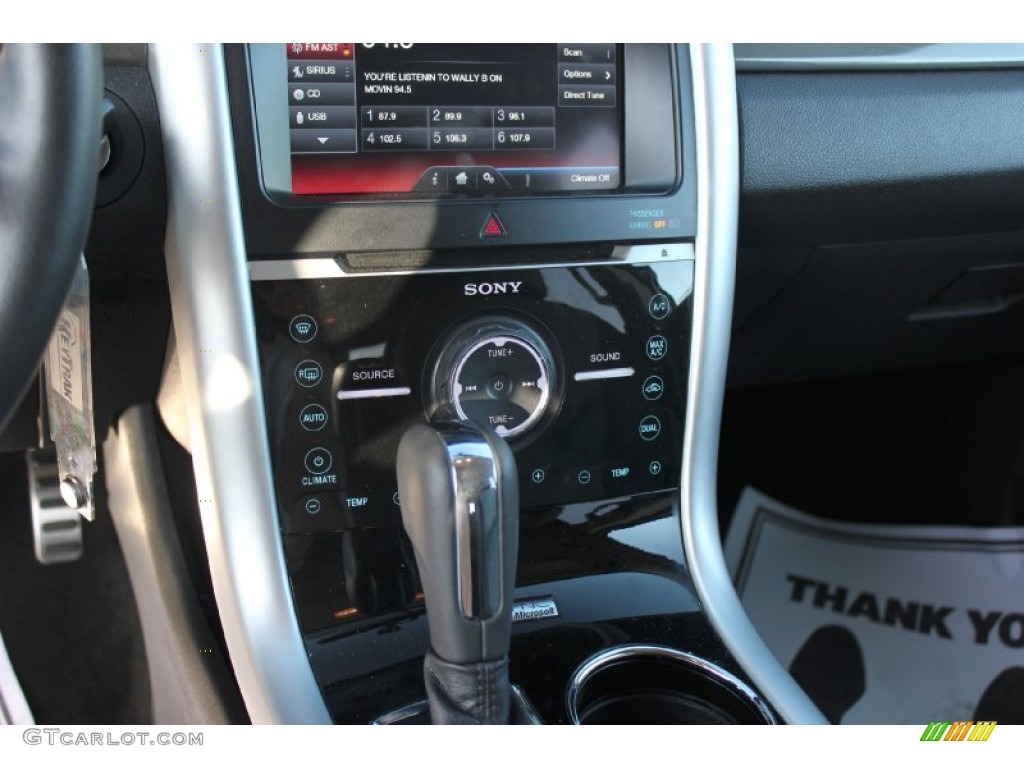 2012 Edge Sport - White Platinum Metallic Tri-Coat / Charcoal Black/Silver Smoke Metallic photo #30