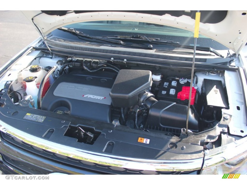 2012 Edge Sport - White Platinum Metallic Tri-Coat / Charcoal Black/Silver Smoke Metallic photo #34