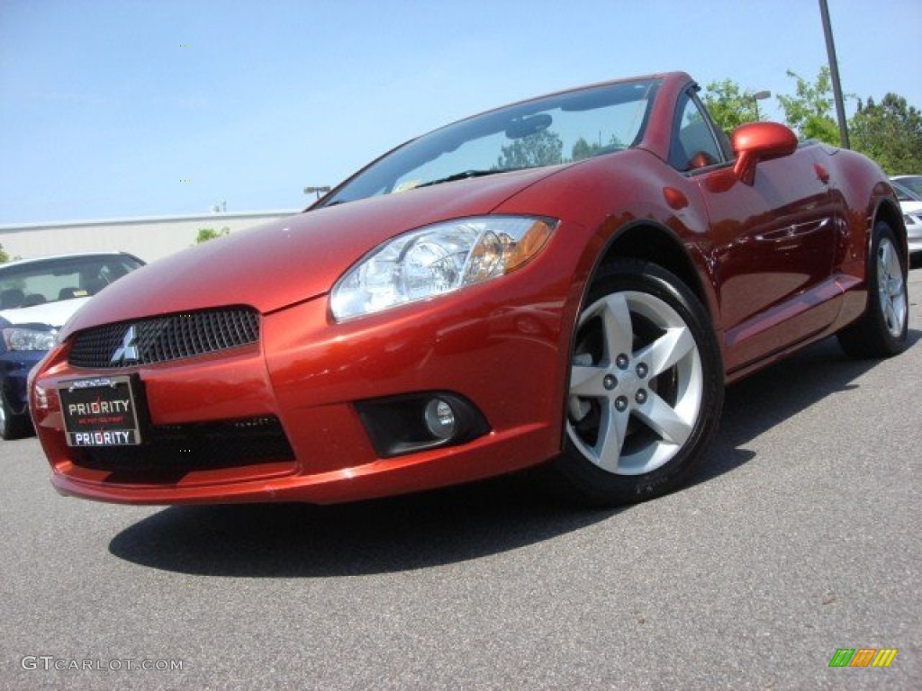 2009 Eclipse Spyder GS - Rave Red Pearl / Terra Cotta/Charcoal photo #1