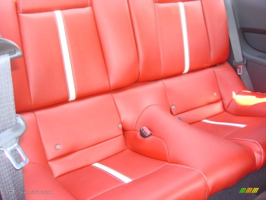 Brick Red Interior 2010 Ford Mustang GT Premium Coupe Photo #64031842