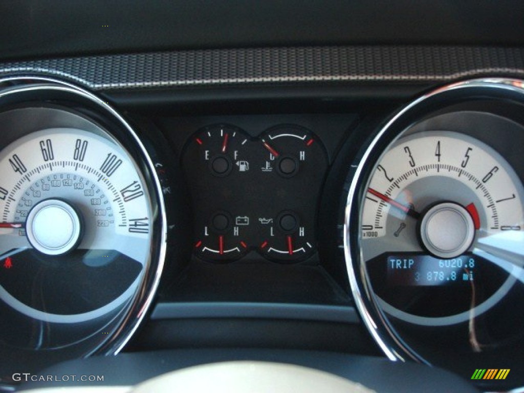 2010 Ford Mustang GT Premium Coupe Gauges Photo #64031869