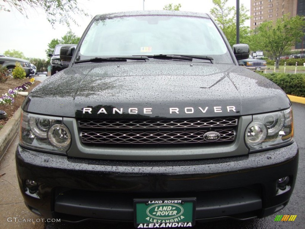 2010 Range Rover Sport HSE - Santorini Black / Almond/Nutmeg Stitching photo #13