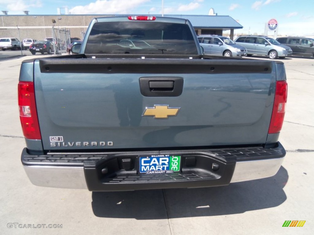 2008 Silverado 1500 Work Truck Regular Cab - Blue Granite Metallic / Dark Titanium photo #19