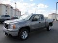 2008 Steel Gray Metallic GMC Sierra 1500 SLE Extended Cab 4x4  photo #3