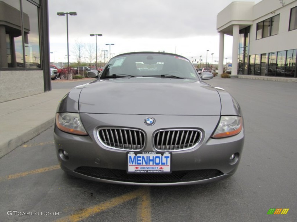 2003 Z4 3.0i Roadster - Sterling Grey Metallic / Black photo #2