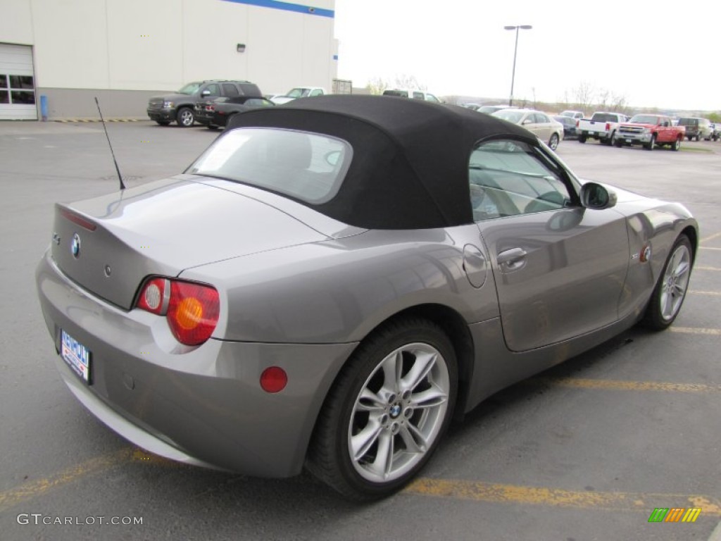 2003 Z4 3.0i Roadster - Sterling Grey Metallic / Black photo #7
