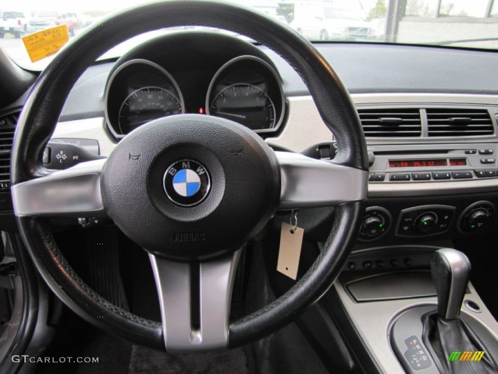 2003 Z4 3.0i Roadster - Sterling Grey Metallic / Black photo #11
