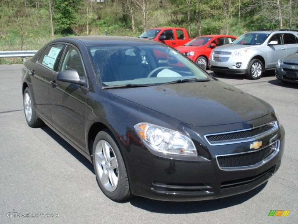 2012 Malibu LS - Black Granite Metallic / Titanium photo #2