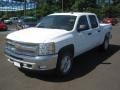 2012 Summit White Chevrolet Silverado 1500 LT Crew Cab 4x4  photo #1