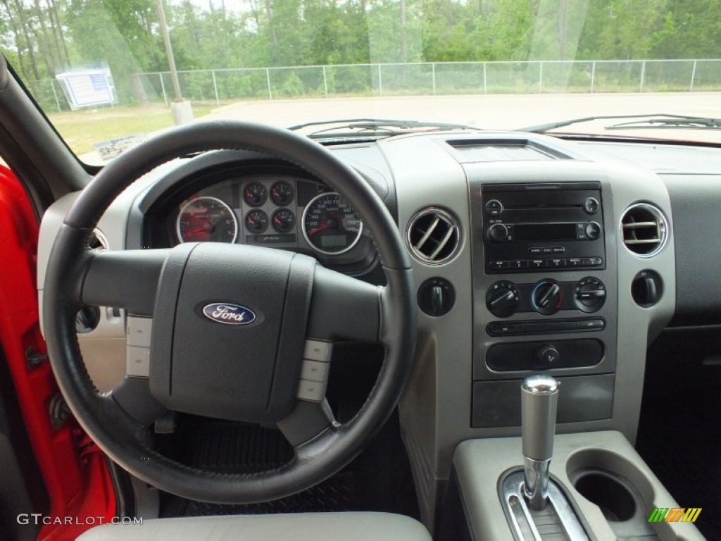 2004 F150 FX4 SuperCab 4x4 - Bright Red / Black/Medium Flint photo #33