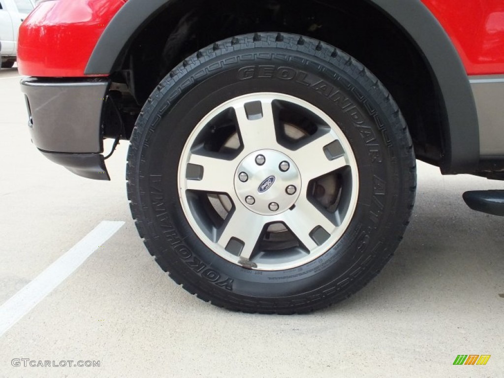 2004 F150 FX4 SuperCab 4x4 - Bright Red / Black/Medium Flint photo #43