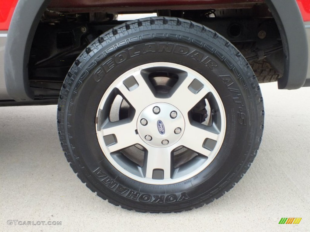 2004 F150 FX4 SuperCab 4x4 - Bright Red / Black/Medium Flint photo #44