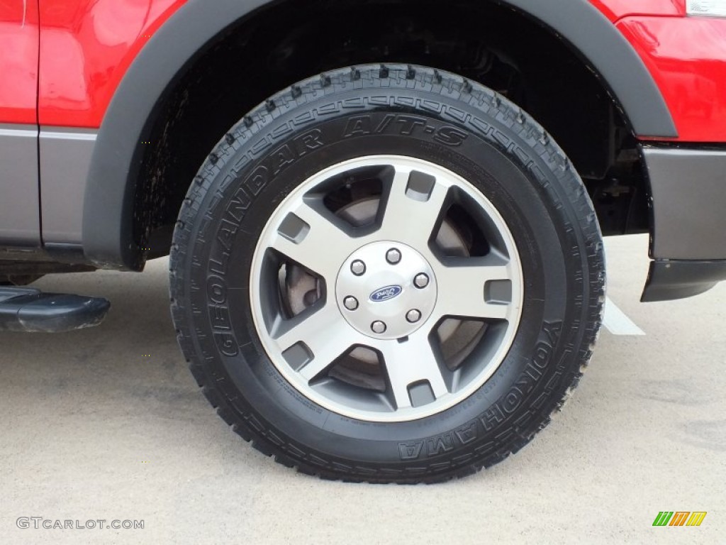 2004 F150 FX4 SuperCab 4x4 - Bright Red / Black/Medium Flint photo #46