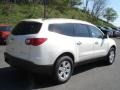 2012 White Diamond Tricoat Chevrolet Traverse LT AWD  photo #8