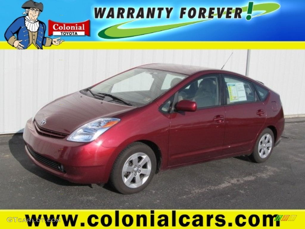 Salsa Red Pearl Toyota Prius