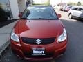 2009 Cherry Red Metallic Suzuki SX4 Crossover Technology AWD  photo #16