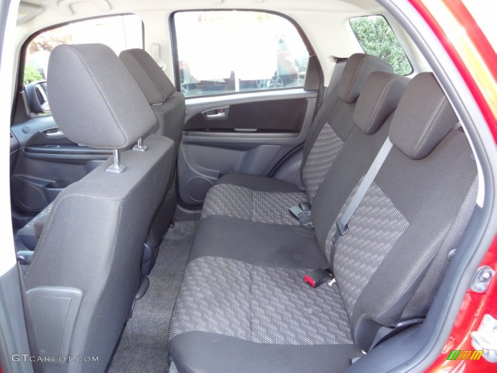 Black Interior 2009 Suzuki SX4 Crossover Technology AWD Photo #64039376
