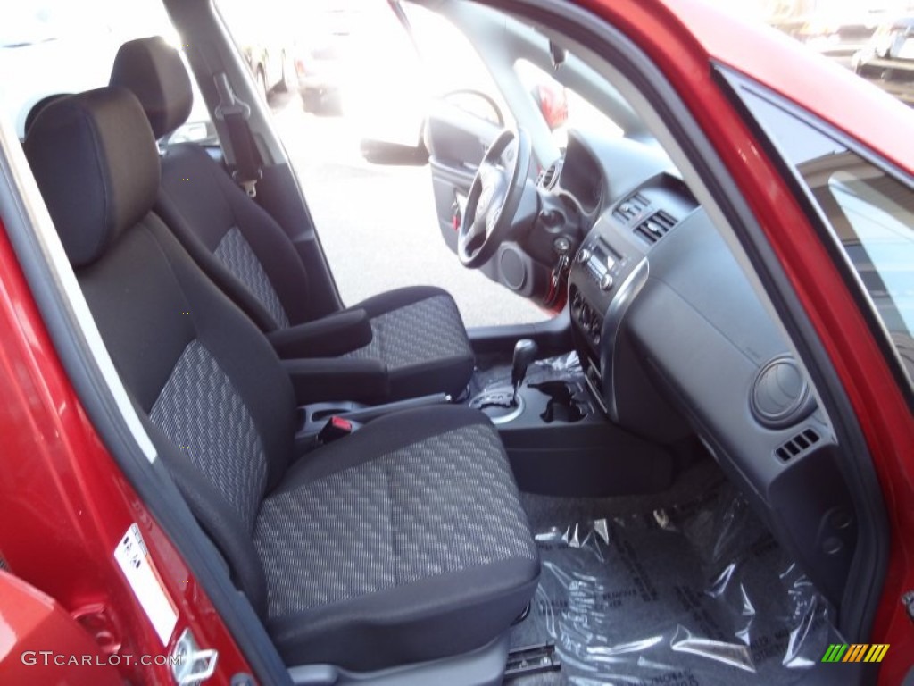 2009 SX4 Crossover Technology AWD - Cherry Red Metallic / Black photo #20