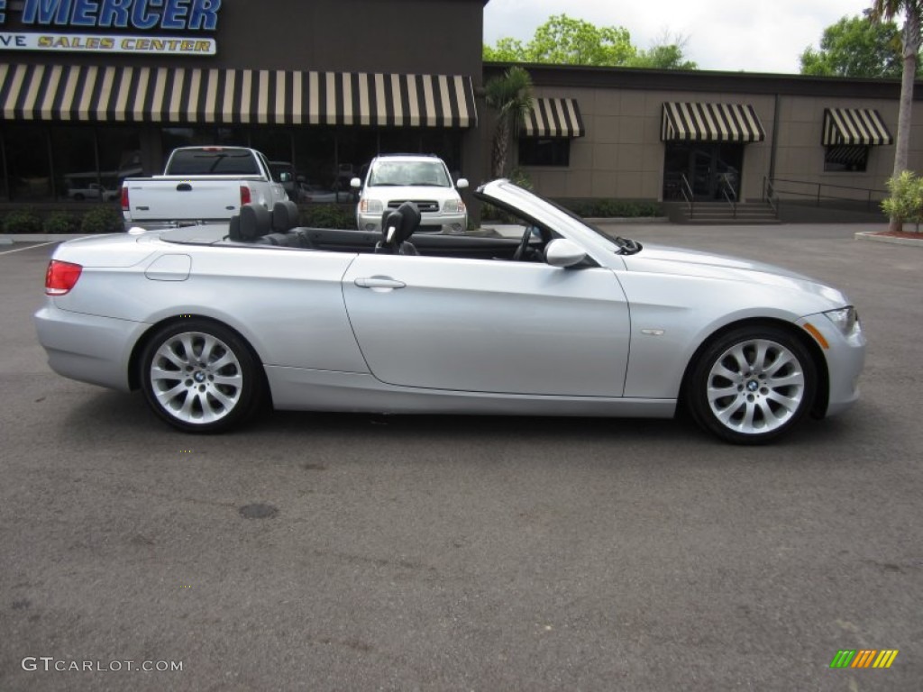 2007 3 Series 328i Convertible - Titanium Silver Metallic / Black photo #8