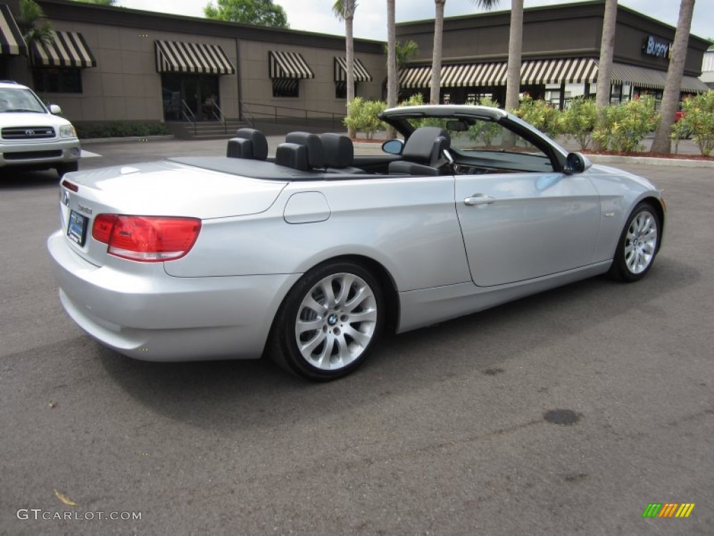 2007 3 Series 328i Convertible - Titanium Silver Metallic / Black photo #10