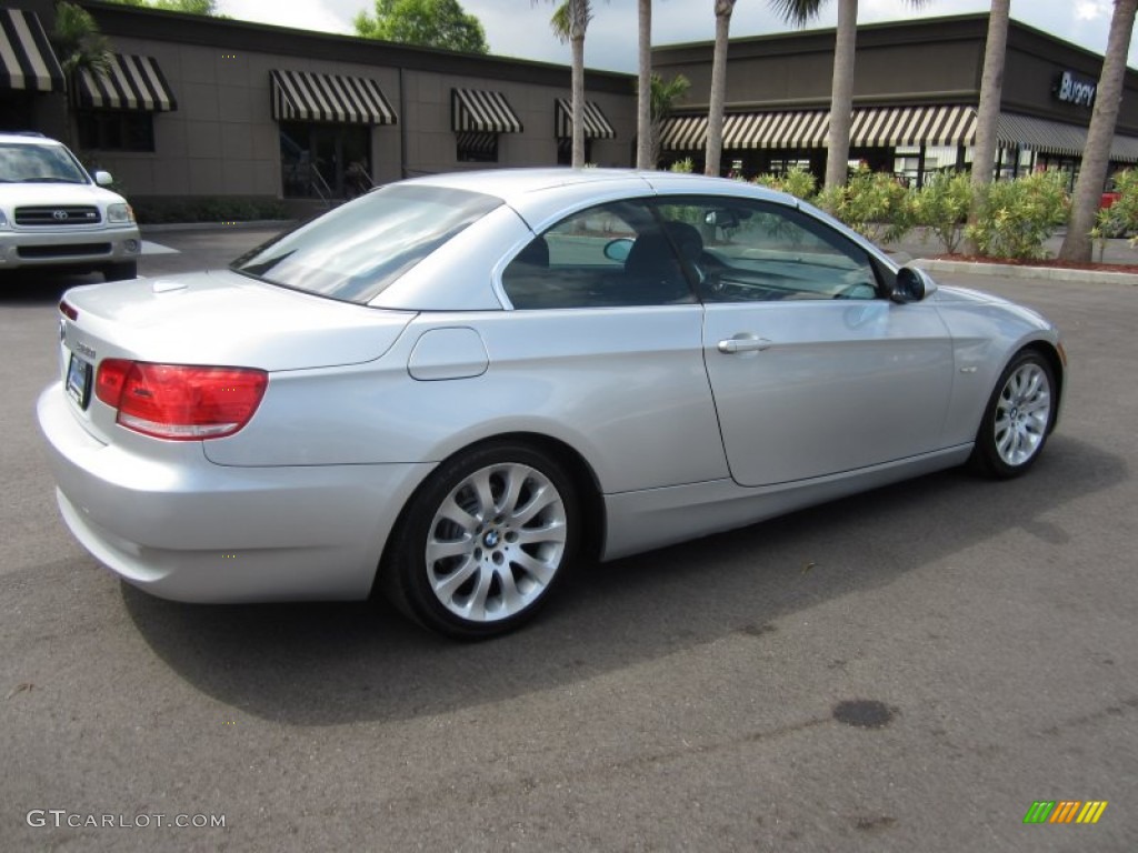 2007 3 Series 328i Convertible - Titanium Silver Metallic / Black photo #11