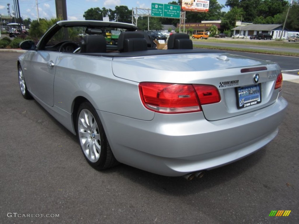 2007 3 Series 328i Convertible - Titanium Silver Metallic / Black photo #16