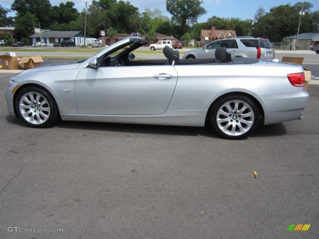 2007 3 Series 328i Convertible - Titanium Silver Metallic / Black photo #20