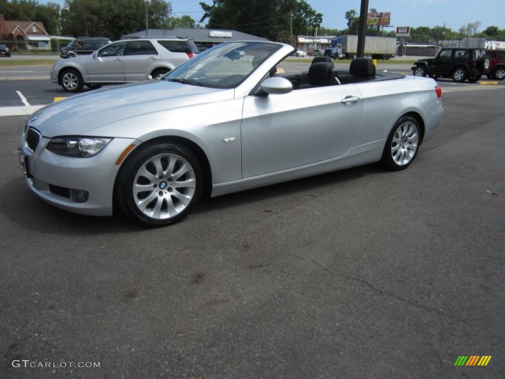 2007 3 Series 328i Convertible - Titanium Silver Metallic / Black photo #22