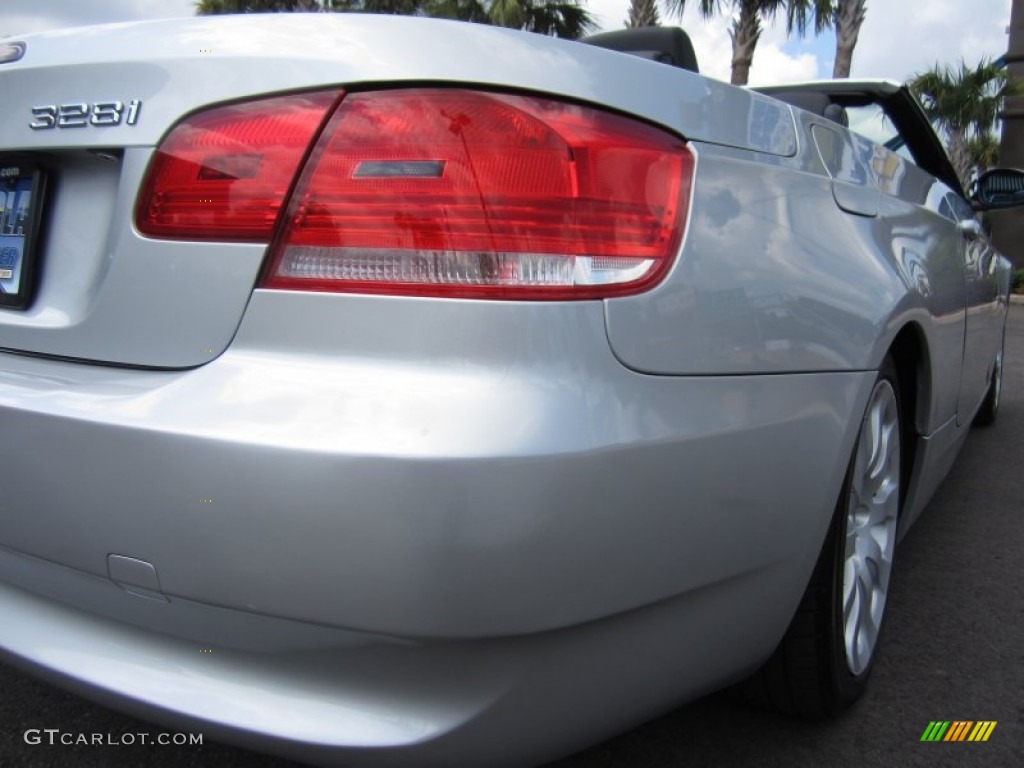 2007 3 Series 328i Convertible - Titanium Silver Metallic / Black photo #26