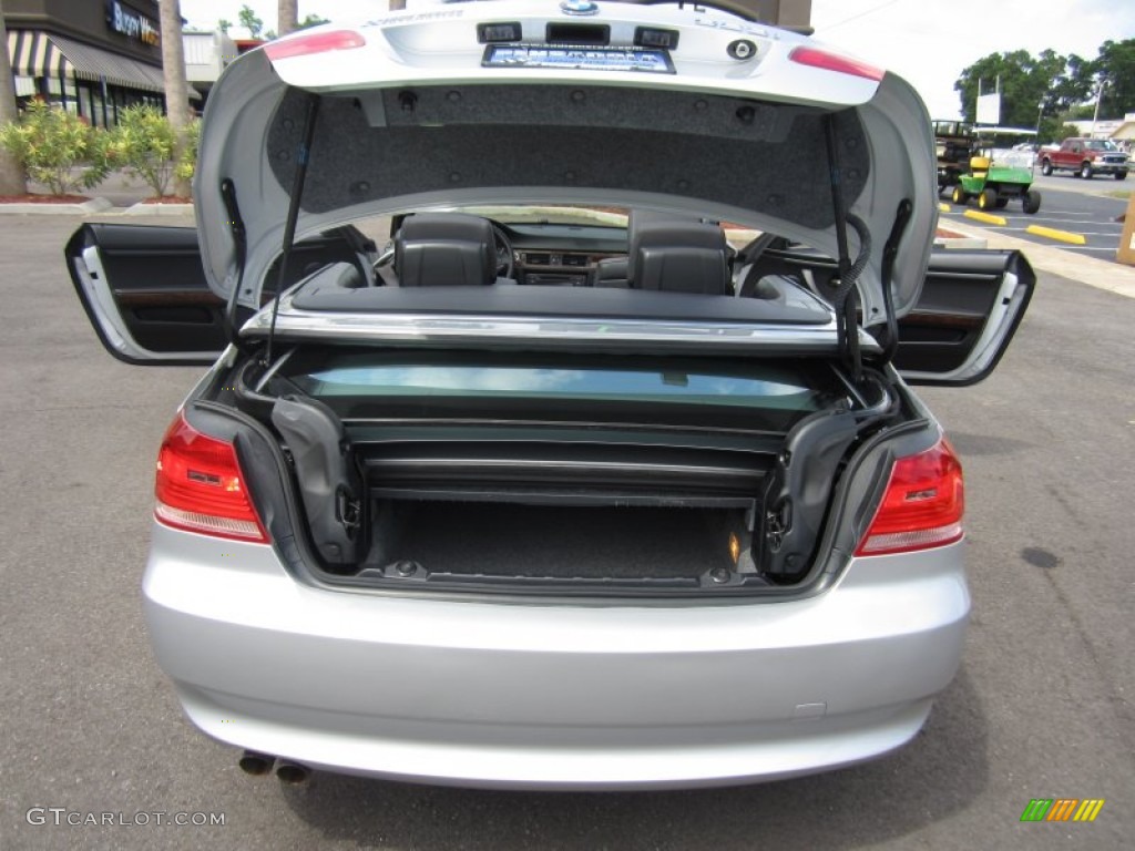 2007 3 Series 328i Convertible - Titanium Silver Metallic / Black photo #32