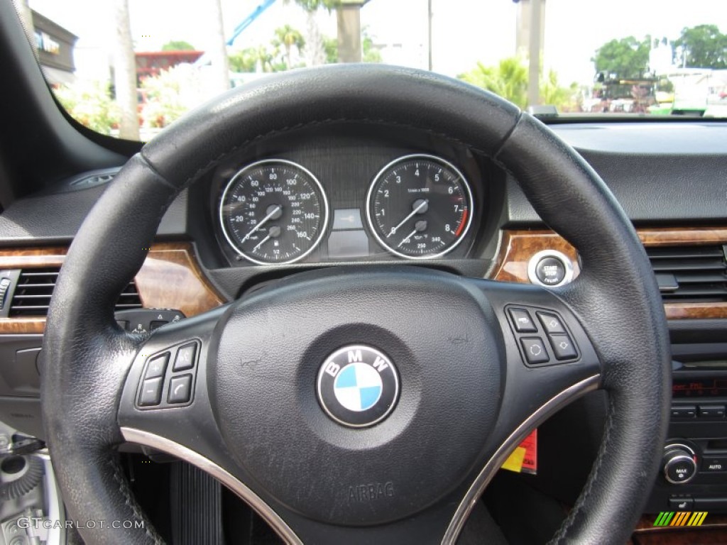 2007 3 Series 328i Convertible - Titanium Silver Metallic / Black photo #41
