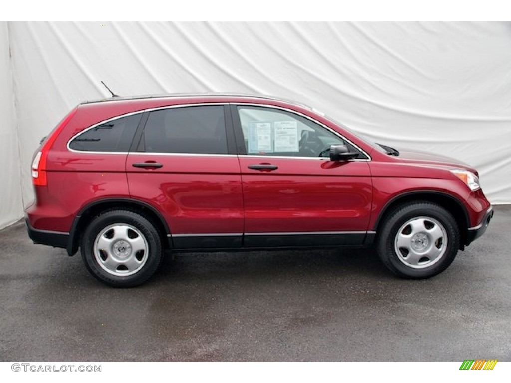 2008 CR-V LX - Tango Red Pearl / Gray photo #10