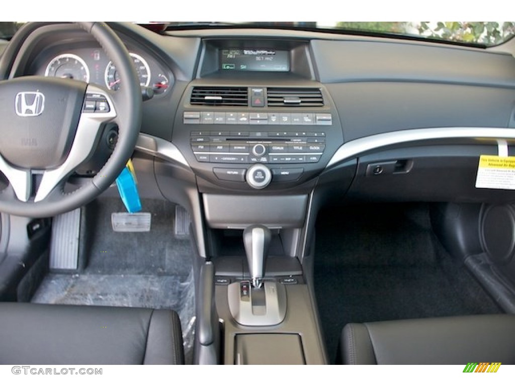 2012 Honda Accord EX-L V6 Coupe Black Dashboard Photo #64042867