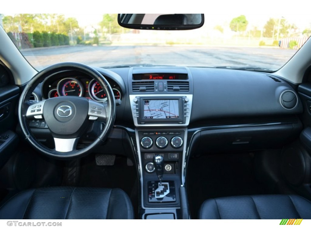 2009 Mazda MAZDA6 i Grand Touring Black Dashboard Photo #64042994