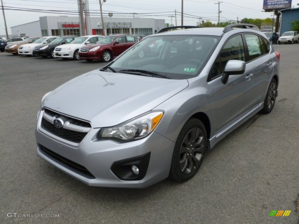 Ice Silver Metallic 2012 Subaru Impreza 2.0i Sport Premium 5 Door Exterior Photo #64043259