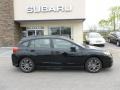 Obsidian Black Pearl 2012 Subaru Impreza 2.0i Sport Premium 5 Door Exterior