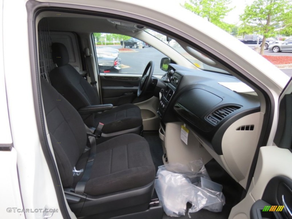 Black/Light Graystone Interior 2012 Dodge Ram Van C/V Photo #64044076