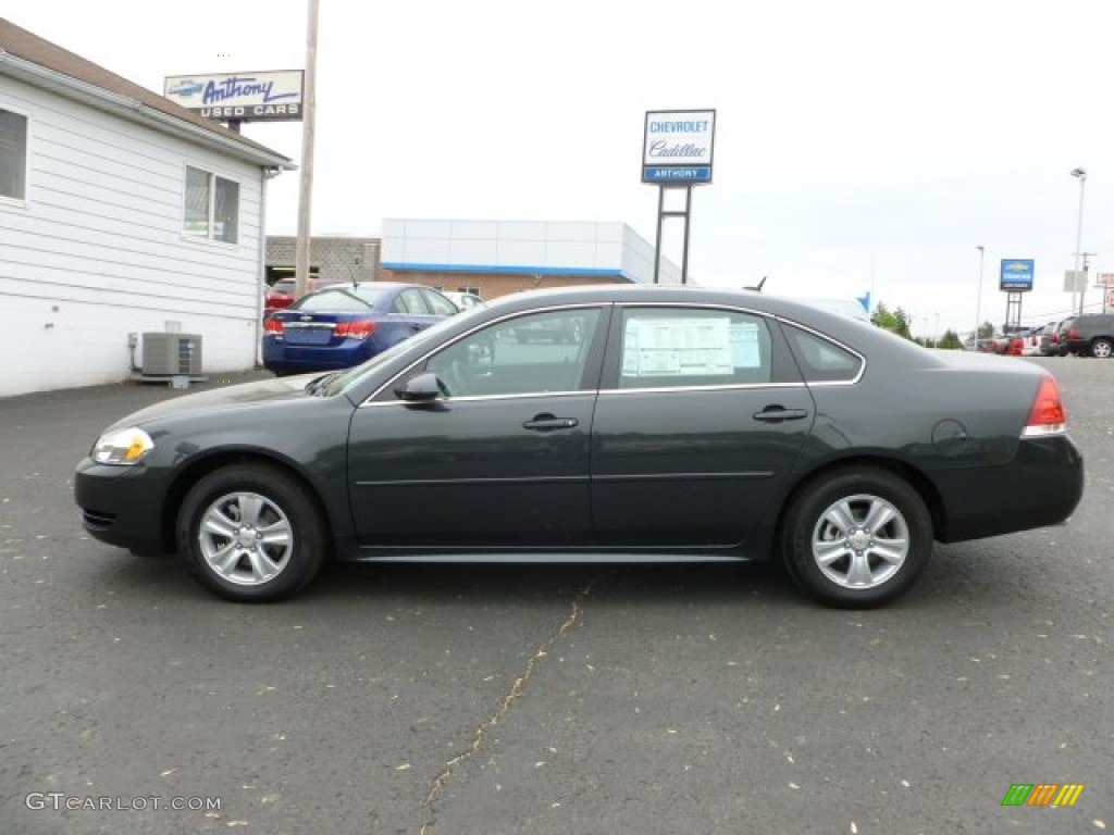 2012 Impala LS - Ashen Gray Metallic / Ebony photo #4